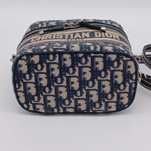 Christian Dior Oblique Small Travel Vanity Case w/Shoulder Strap -1130-092025 - Picture 8 of 16